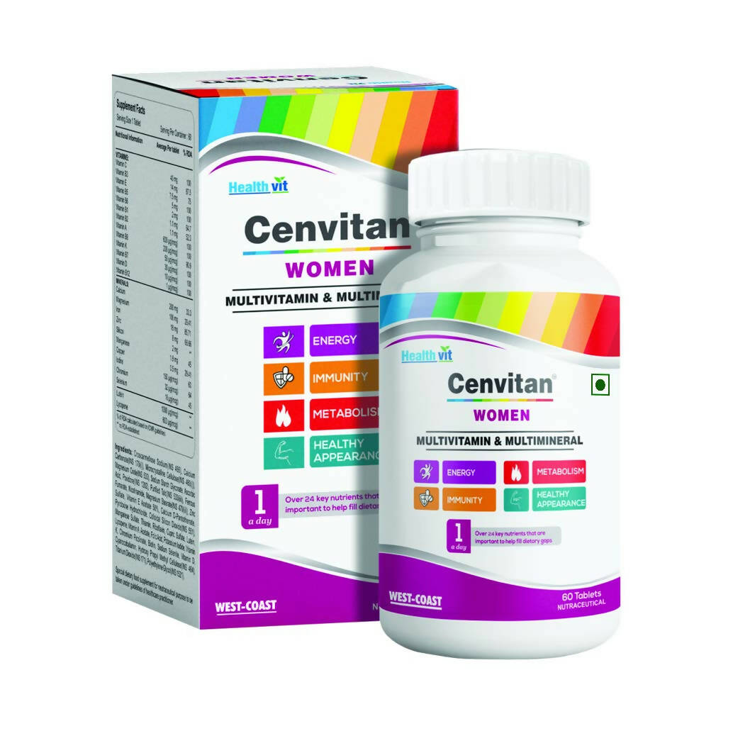 Healthvit Cenvitan Multivitamin Tablets for Women | Grocsy