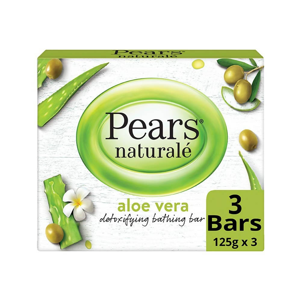 Pears Naturale Aloe Vera Detoxifying Bathing Bar | Grocsy