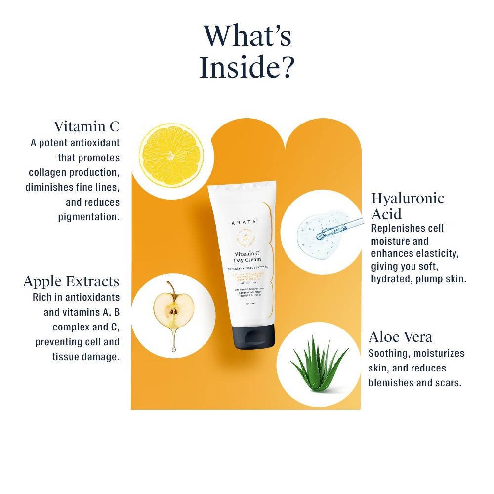 Arata Vitamin C Day Cream | Grocsy