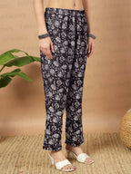 Vamika Poly Rayon Printed Wine Red Party Wear/Casual Wear/Office Wear Kurta Set/Suit | Grocsy