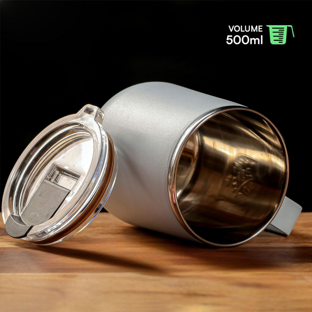 Udyan Tea Stainless Steel Insulated Mug - Frost Blue | Grocsy