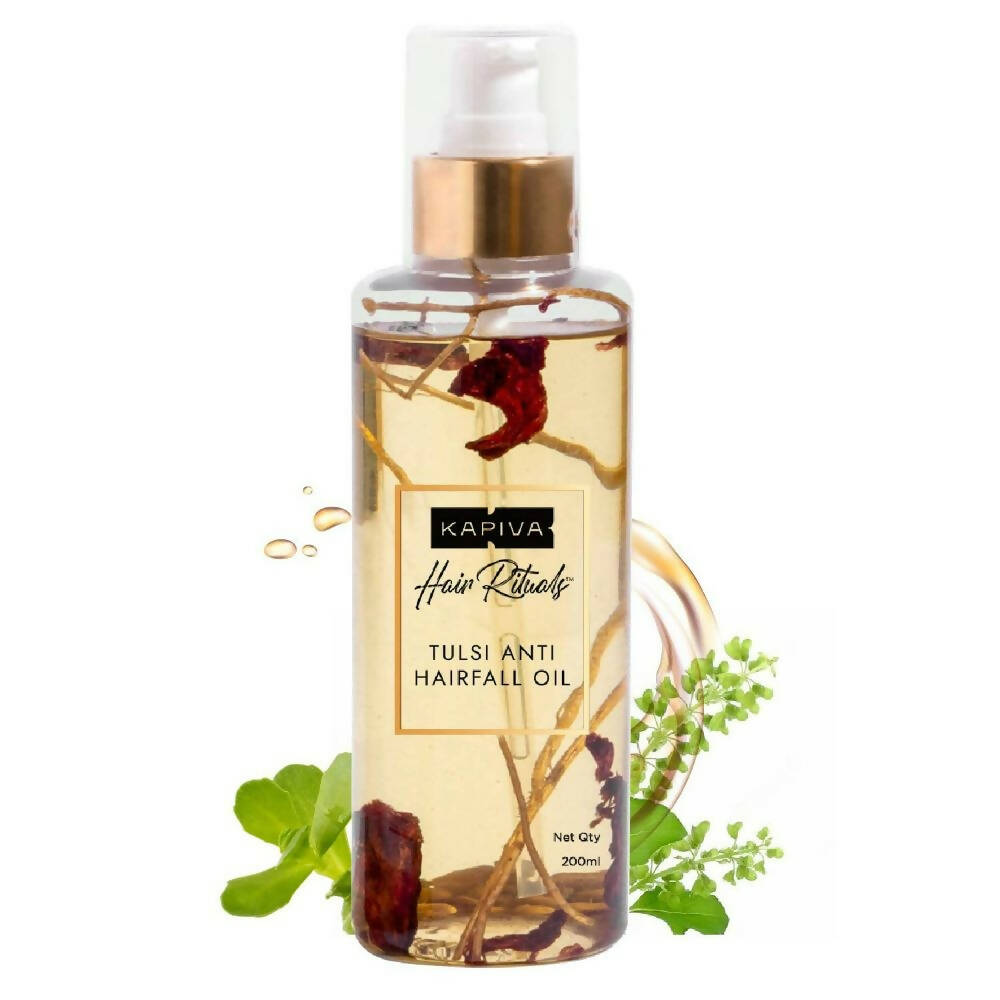 Kapiva Ayurveda Hair Rituals Tulsi Anti Hairfall Oil | Grocsy
