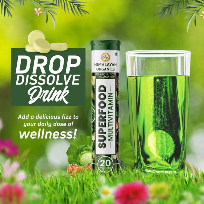 Himalayan Organics Superfood Multivitamin Tablets | Grocsy