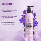 Botanic Hearth Bulgarian Lavender & Ylang Ylang Body Wash with Vitamin E, Sage Leaf Extracts | Grocsy