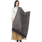 A R Silk Golder Box Regular Dupatta Color Navy Dupatta or Chunni | Grocsy