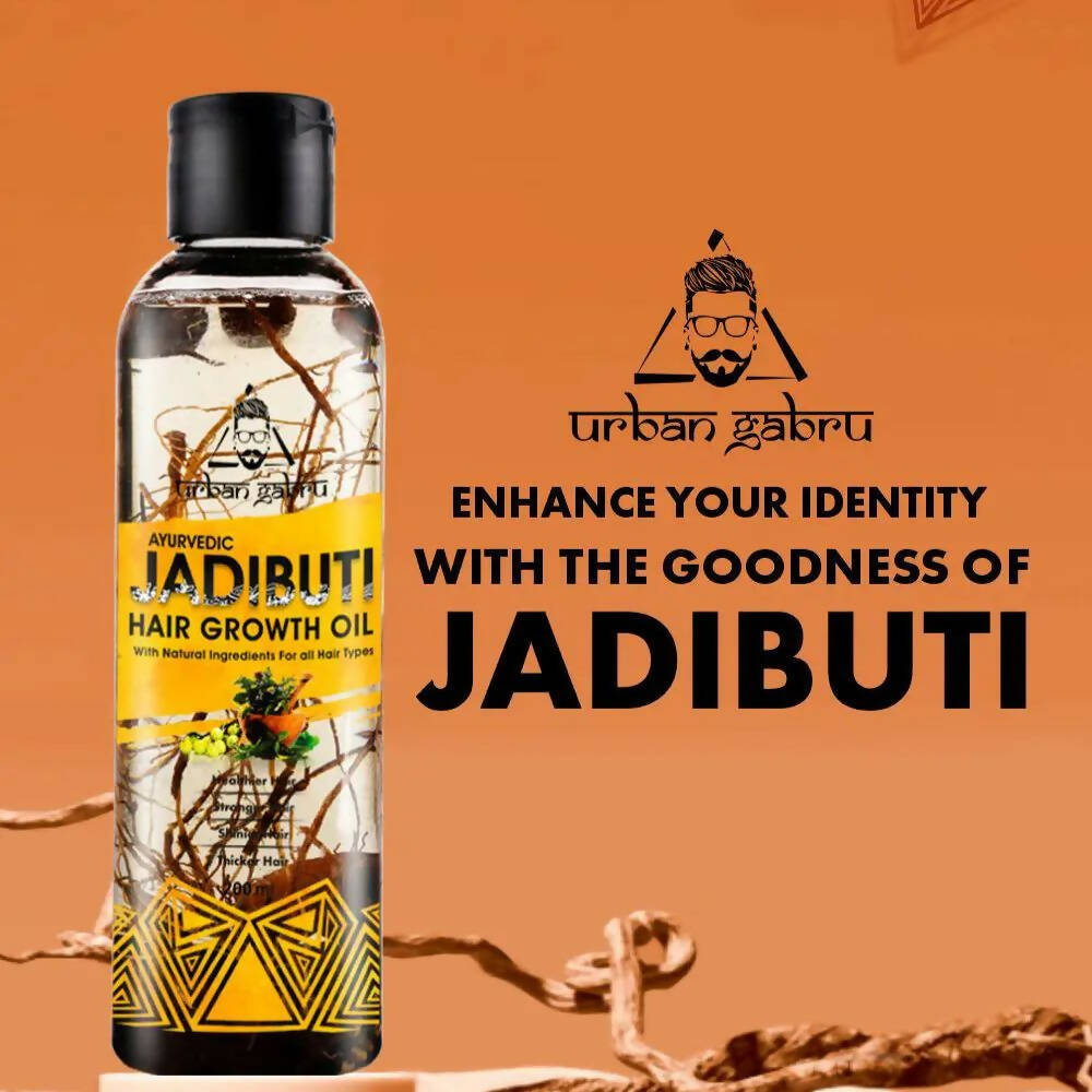 Urbangabru Ayurvedic Jadibuti Hair Growth Oil | Grocsy