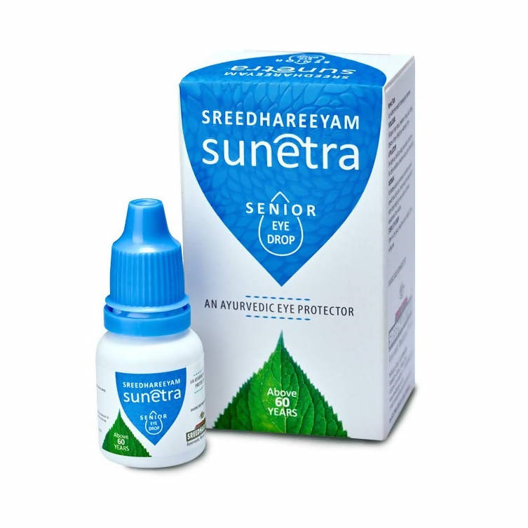 Sreedhareeyam Ayurveda Sunetra Senior Herbal Eyedrops - Swadesiicart
