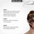 Glamveda Men Activated Charcoal Peel Off Mask | Grocsy
