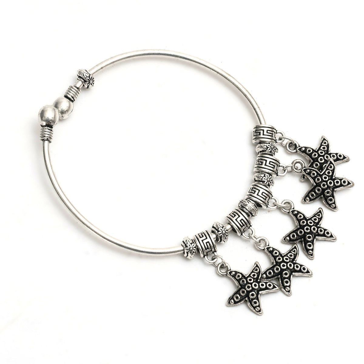 Mominos Fashion Johar Kamal Oxidised Silver-Plated Stone Work Necklace Handicraft | Grocsy