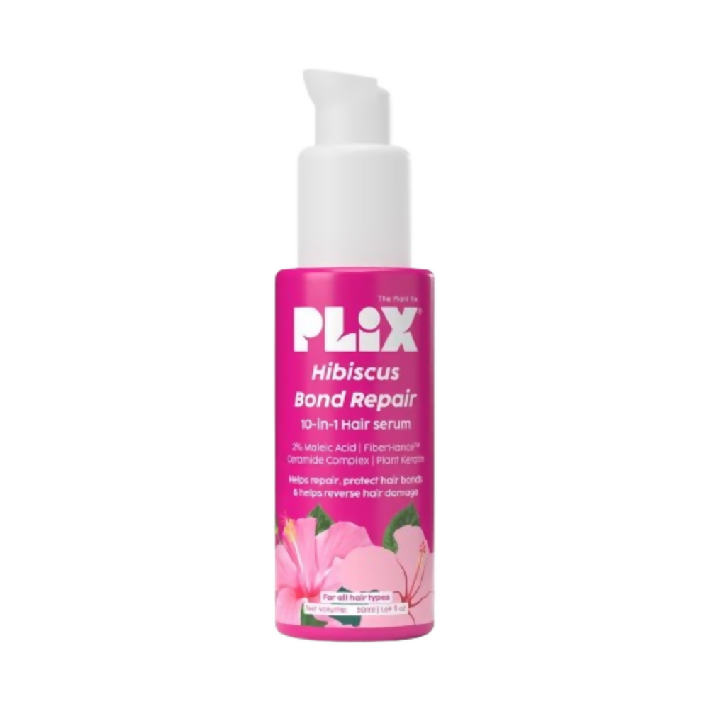 PLIX The Plant Fix Hibiscus Bond Repair 10-In-1 Hair Serum | Grocsy