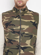 Even Apparels Multi Cotton Men Woven Nehru Jacket | Grocsy
