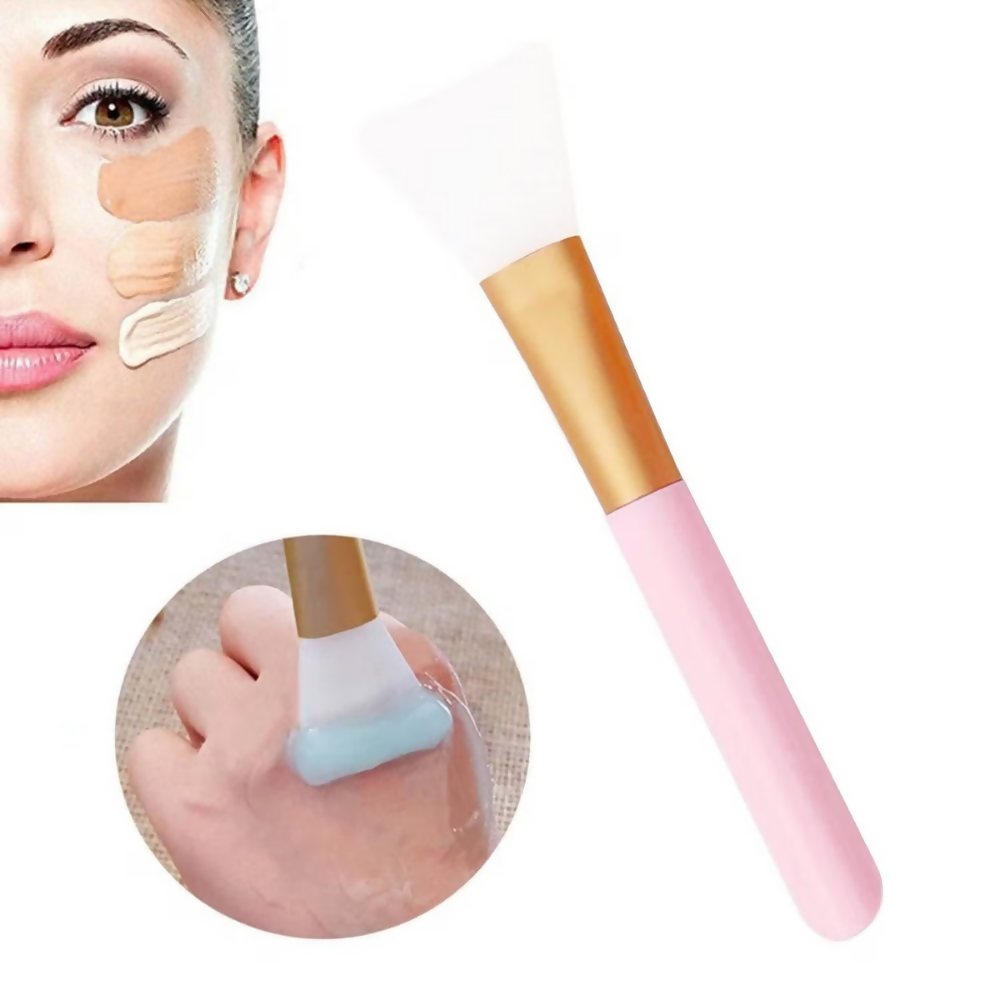 Bronson Professional Soft Hairless Silicone Mud Face Pack Brush Applicator | Grocsy