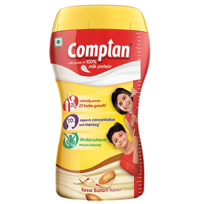 Complan Nutrition and Health Drink Kesar Badam Jar | Grocsy