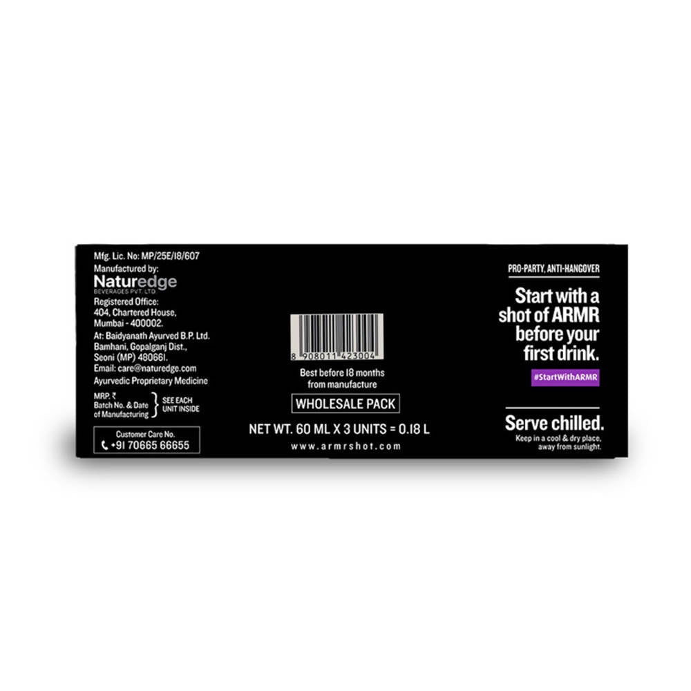 ARMR Anti Hangover Shot Blackberry | Grocsy