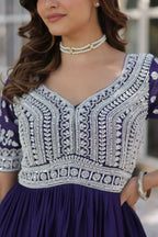 Vastranavya Mustard Star Georgette with Embroidery Beads Sequins Work Fancy Kurti & Lehenga | Grocsy