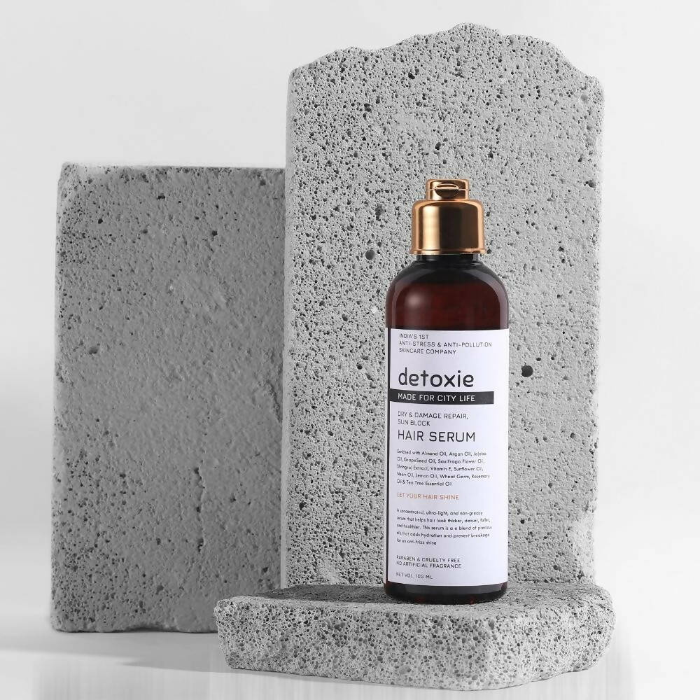 Detoxie Dry & Damage Repair Sun Block Hair Serum | Grocsy