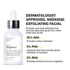 Dravida Organics AHA 25% + BHA 2% + PHA 5% Peeling Solution for Face | Grocsy