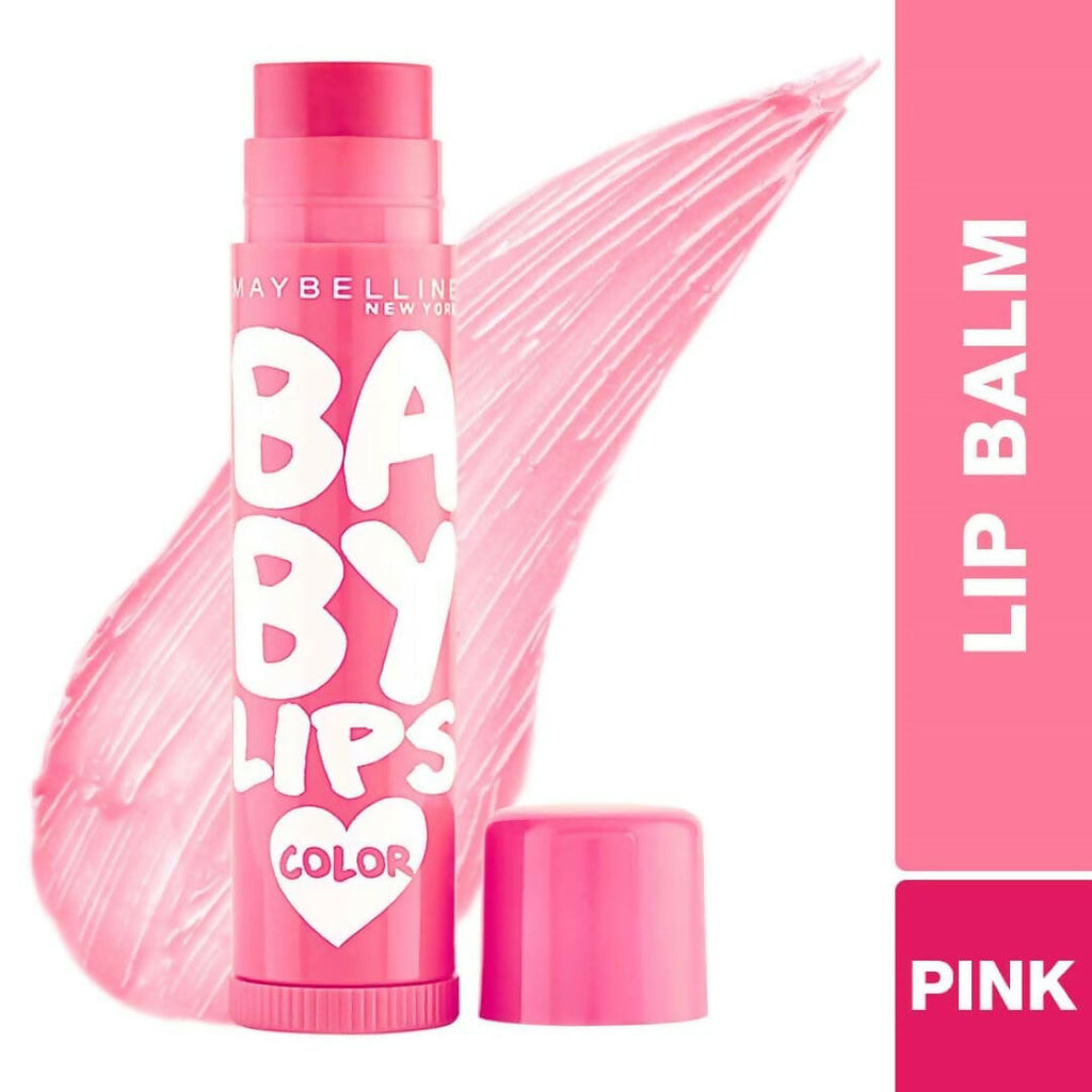 Maybelline New York Baby Lips Pink Lolita & Cherry Kiss Lip Balms Combo | Grocsy