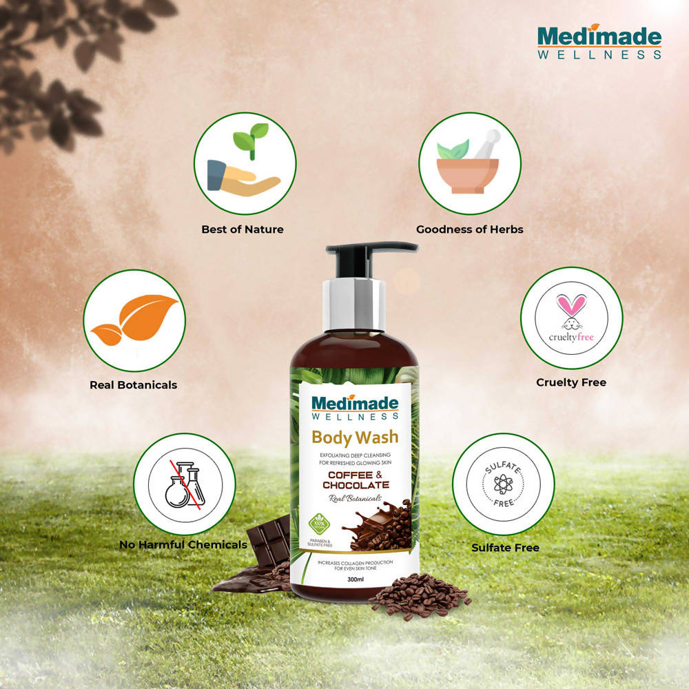 Medimade Wellness Coffee & Chocolate Body Wash | Grocsy