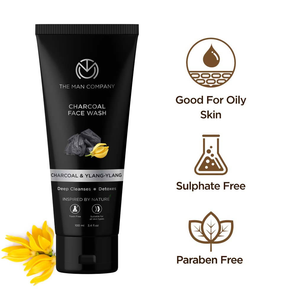 The Man Company Charcoal Face Wash | Grocsy