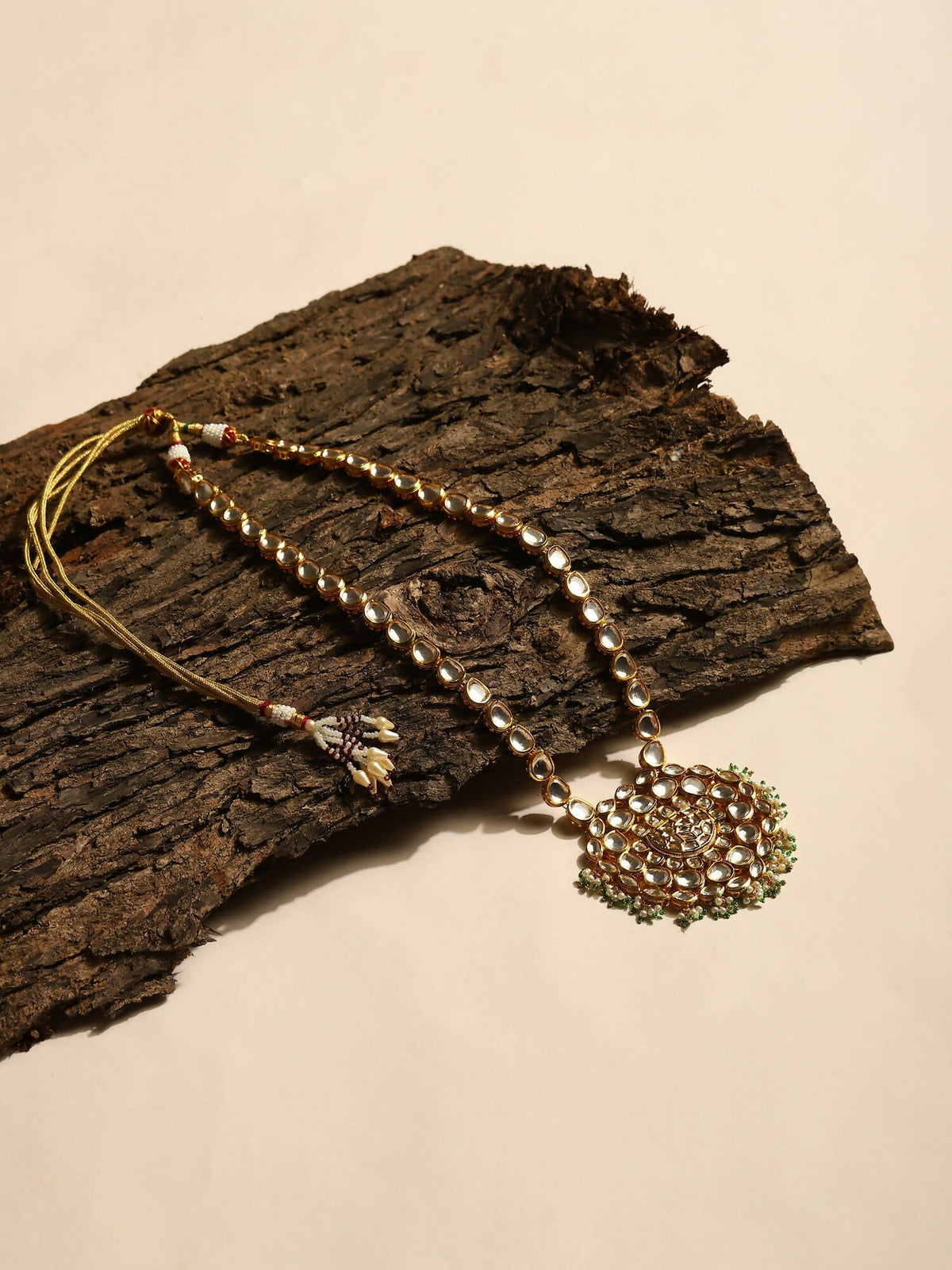Women's Gold-Polished Necklace - Ruby Raang | Grocsy