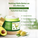 Lotus Botanicals 100% Pure Avocado & Olive Butter HydraMelt Body Cream | Grocsy