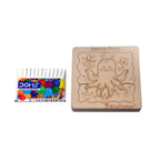 Kraftsman Stack up Puzzles/ Layered Puzzle Octopus Shape for Kids | Color Kit Included | 18 Pieces Puzzle | Grocsy
