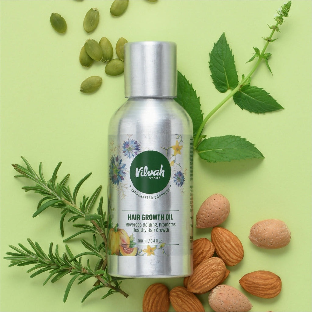 Vilvah Store Hair Growth Oil (Baby Hair Growth) | Grocsy