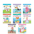 Jolly Kids Copy Colour Books Set of 8| Colouring Books: Animals, Flowers, Dinosaurs, Mermaid, Ocean, Pirates, Princess & Unicorn| Ages 3-10 years | Grocsy