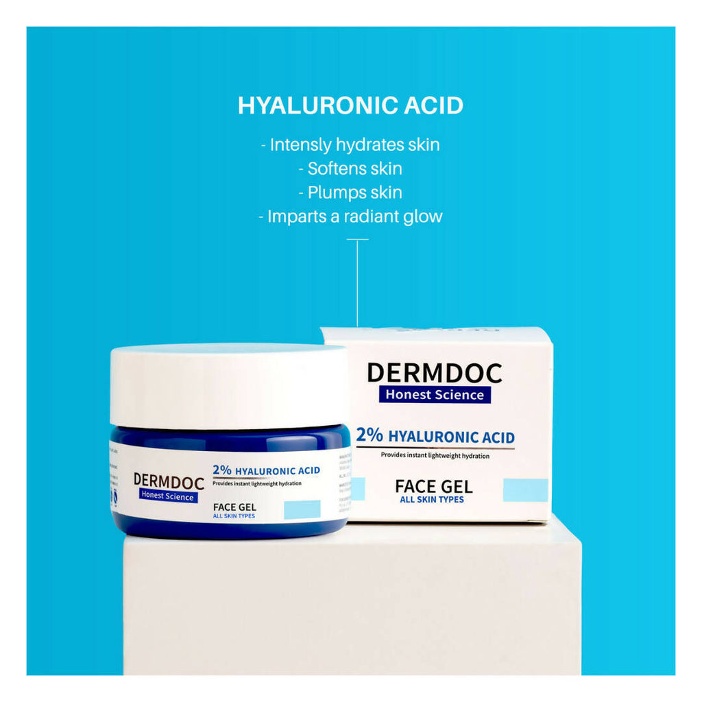 Dermdoc 2% Hyaluronic Acid Face Gel | Grocsy