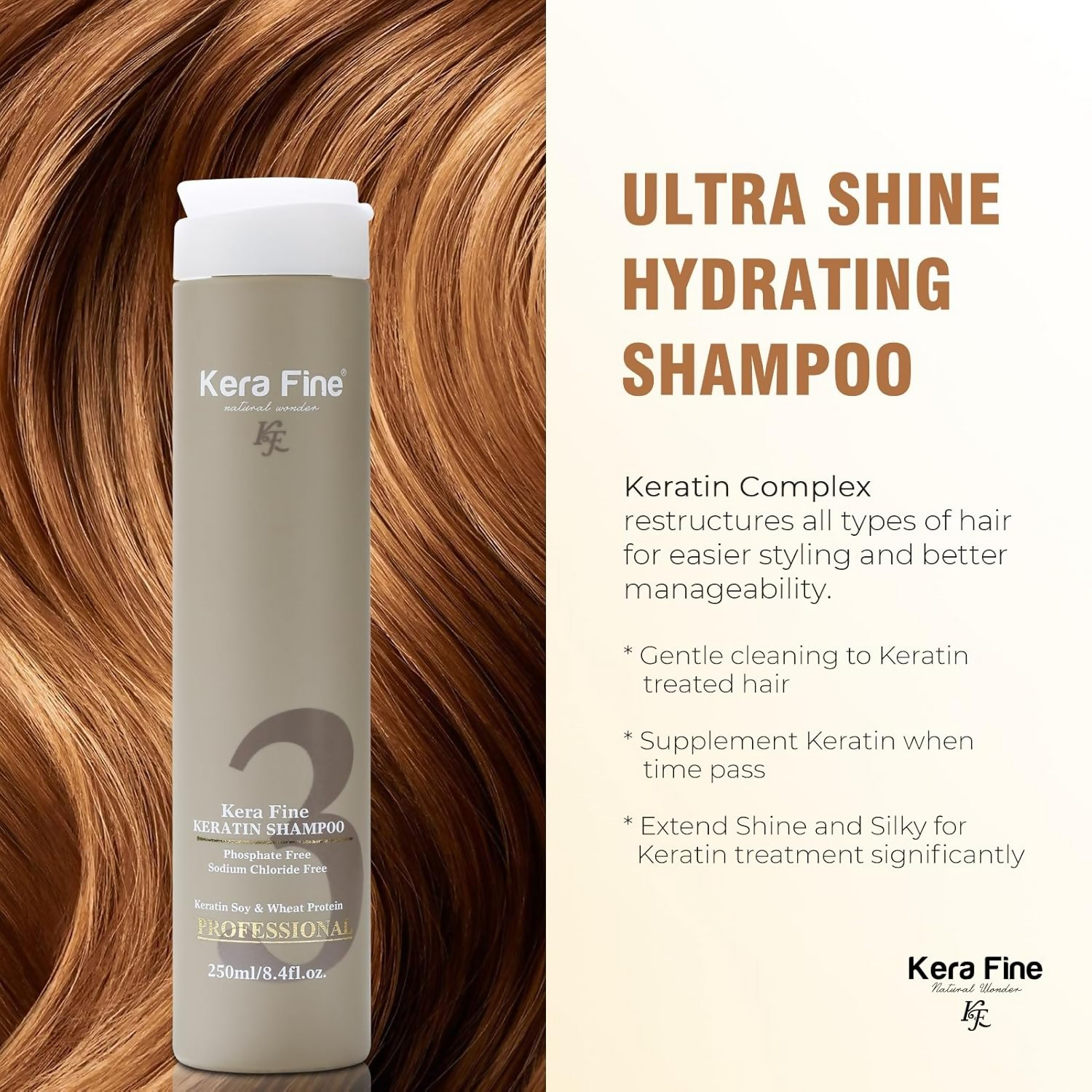 Kera Fine KF Keratin Shampoo | Grocsy
