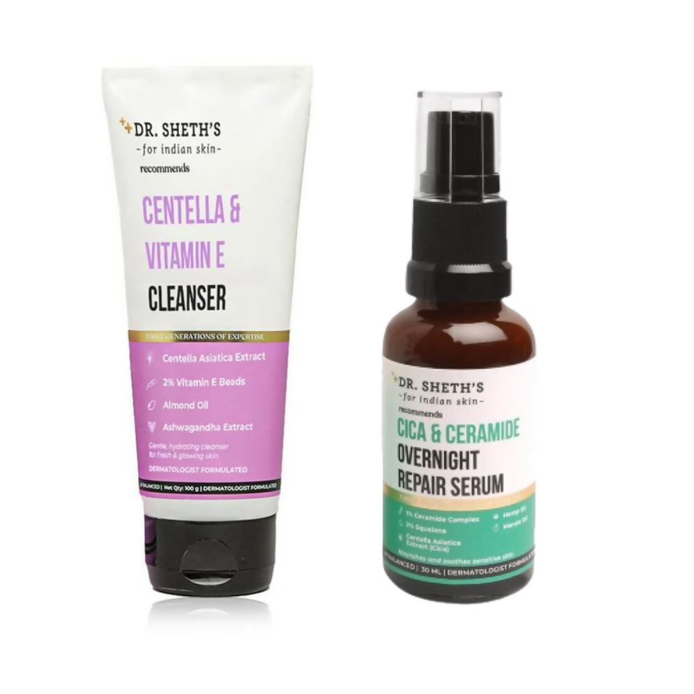 Dr. Sheth's Dry Skin Duo For Hydrated & Glowing Skin | Grocsy
