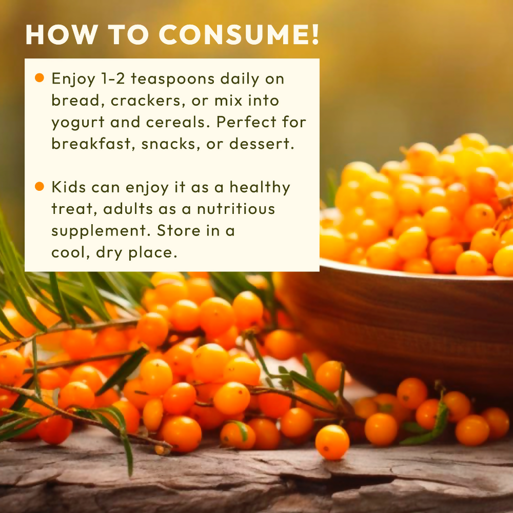 Wellwith Sea Buckthorn Jam | Grocsy