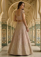 Lehenga Mart Baby Pink Faux Georgette Designer Bollywood Style Wedding Wear Lehenga Choli | Grocsy