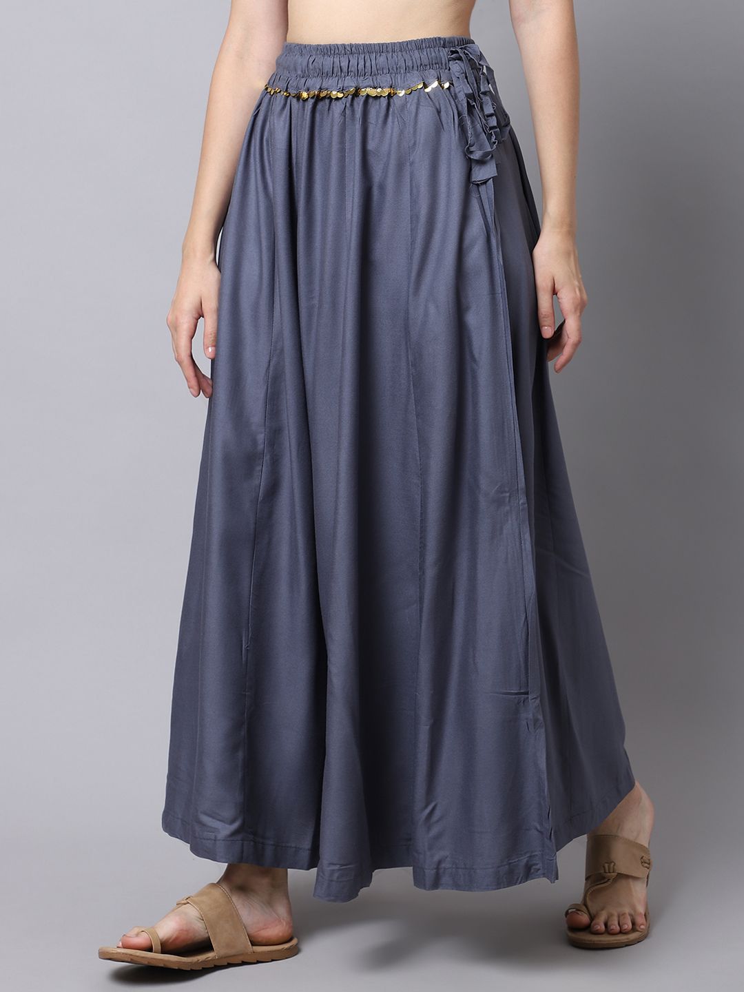 TAG 7 Women Flared Ethnic Palazzos | Grocsy