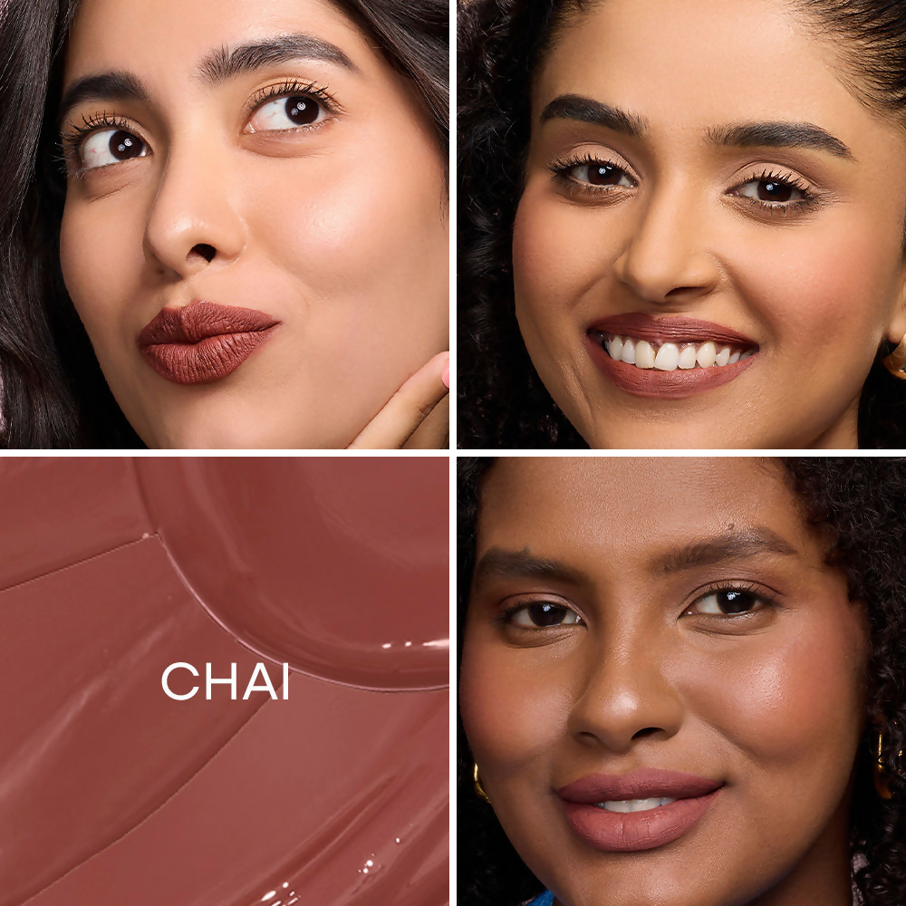 Nykaa Matte To Last Transferproof Liquid Lipstick - Chai -18 | Grocsy