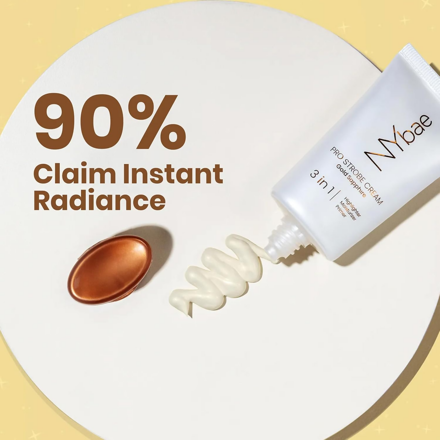 NY Bae PRO Strobe Cream - Gold Sapphire | Grocsy