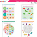 Jolly Kids Clever Beaver Ages 4-5 Years Fun Learning Activities Workbooks Set of 5 | English-Maths-EVS-Good Habit-Logical Reasoning | Grocsy