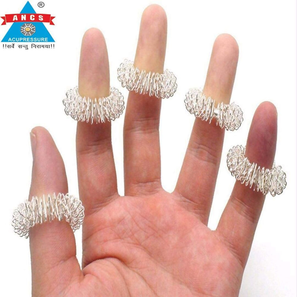 ANCS Sujok Acupressure Finger Massage Ring Kit | Grocsy
