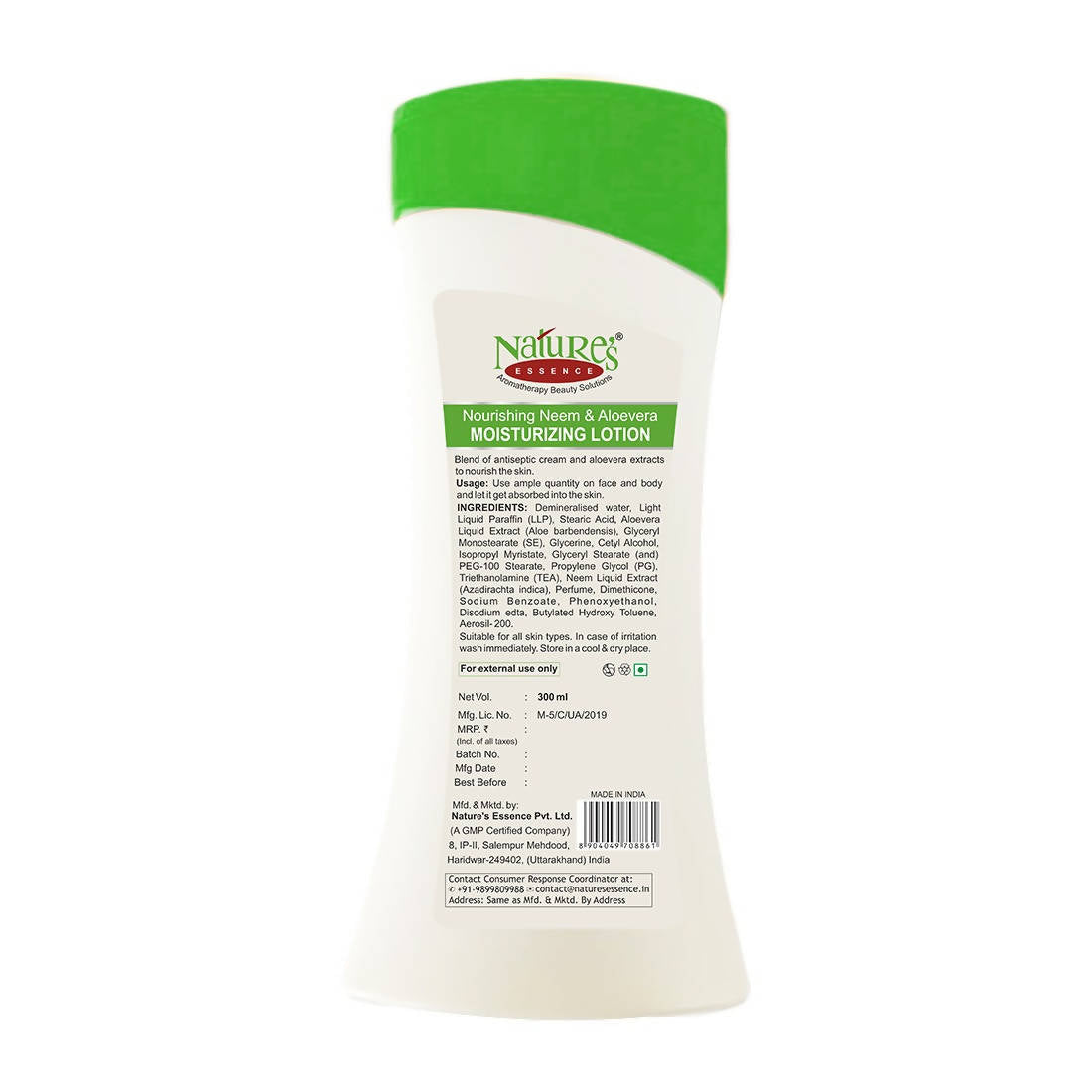 Nature's Essence Neem & Aloevera Moisturizing Lotion | Grocsy