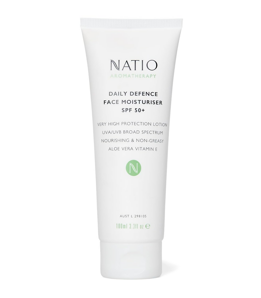 Natio Daily Defence Face Moisturiser SPF 50+ | Grocsy