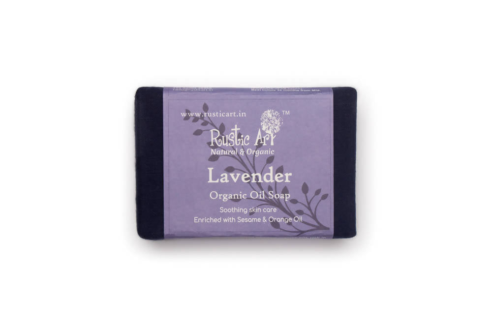 Rustic Art Lavender Organic Oil Soap | Grocsy