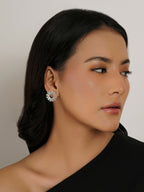 stone stud (white) - Ruby Raang | Grocsy
