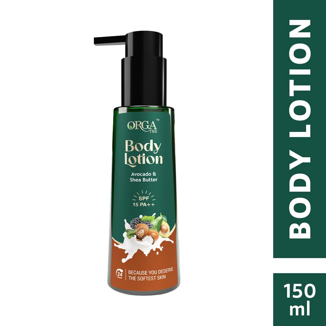 Orgatre Body Lotion Avocado & Shea Butter With SPF 15PA++ | Grocsy