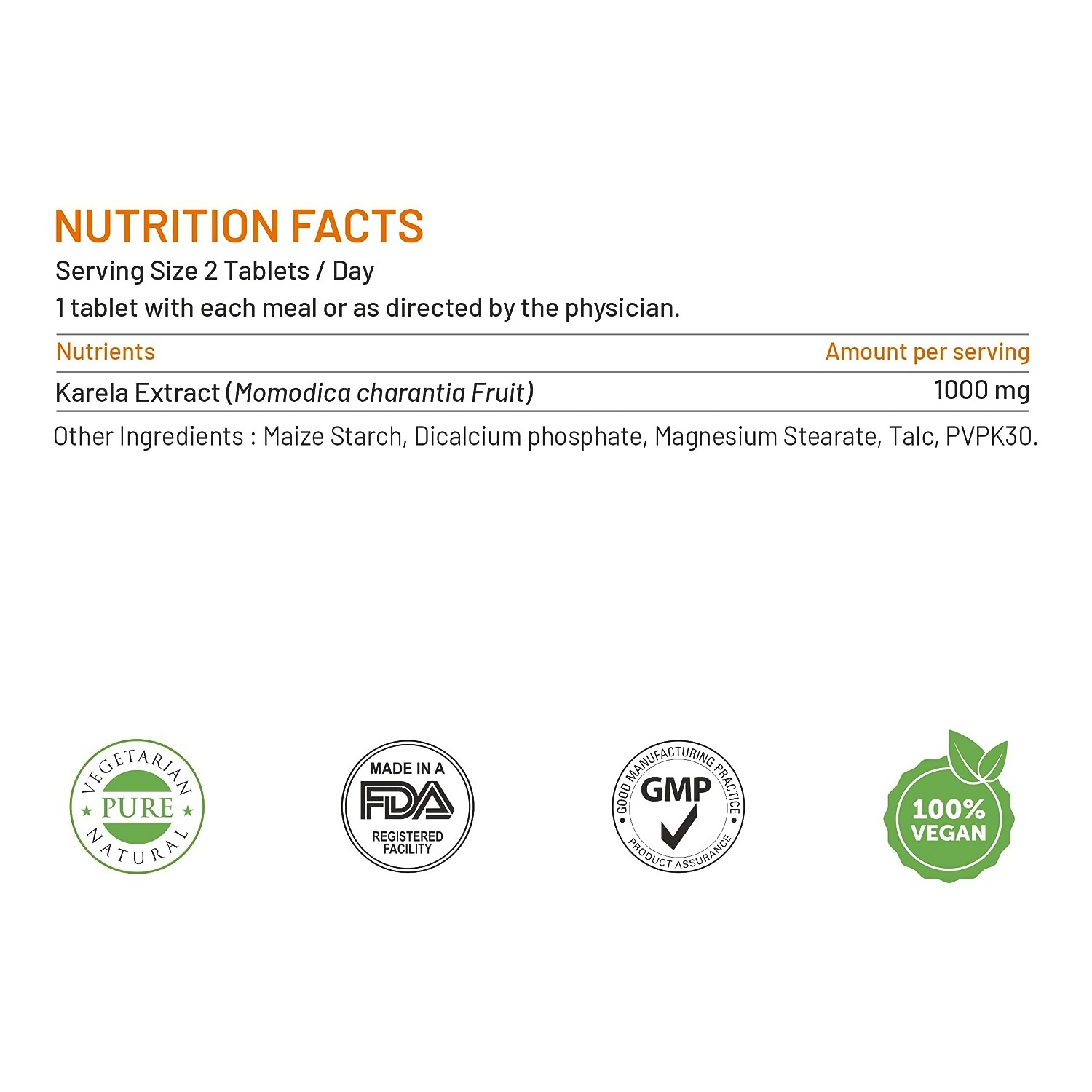 Bliss Welness Karela Extract Tablets | Grocsy
