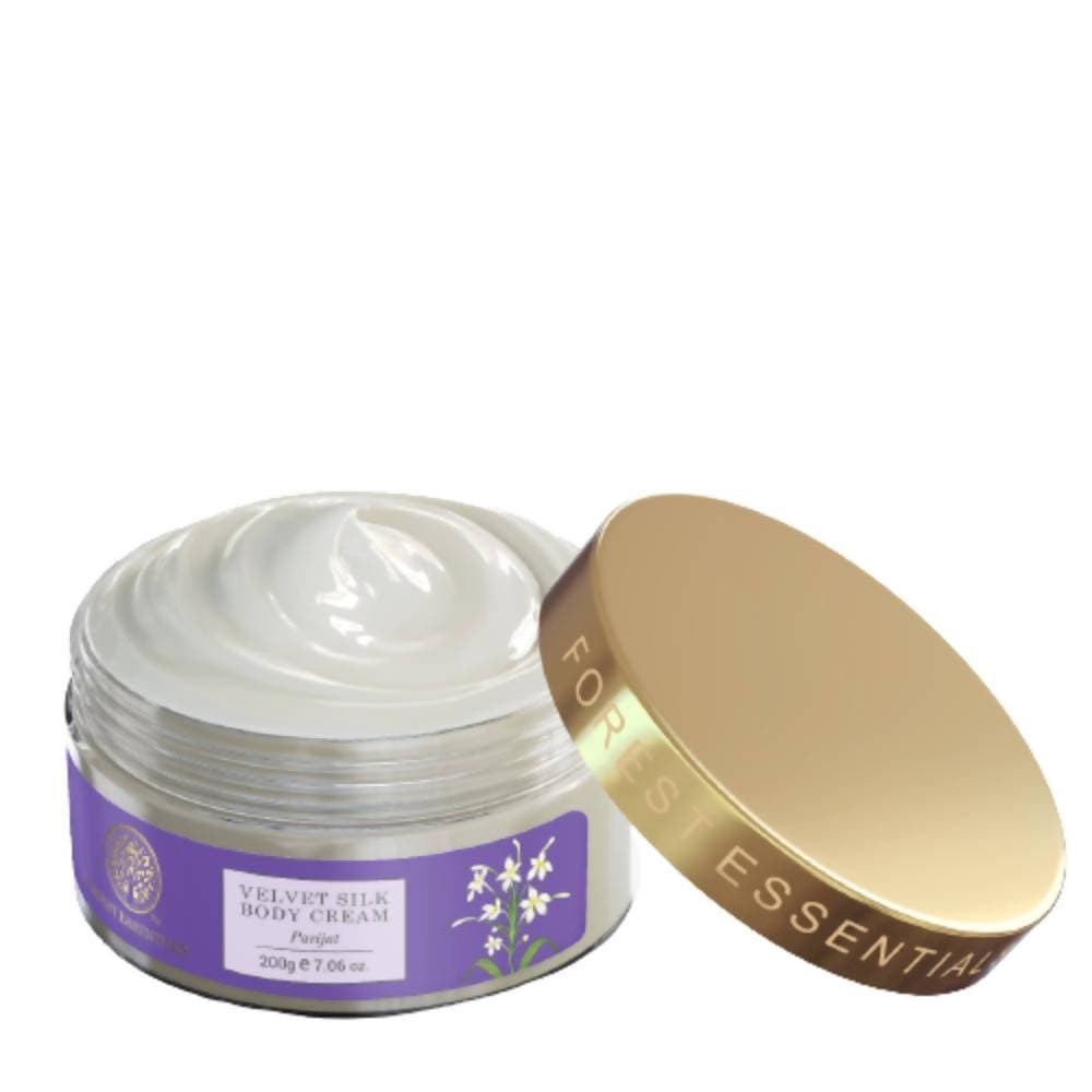 Forest Essentials Velvet Silk Body Cream Parijat | Grocsy