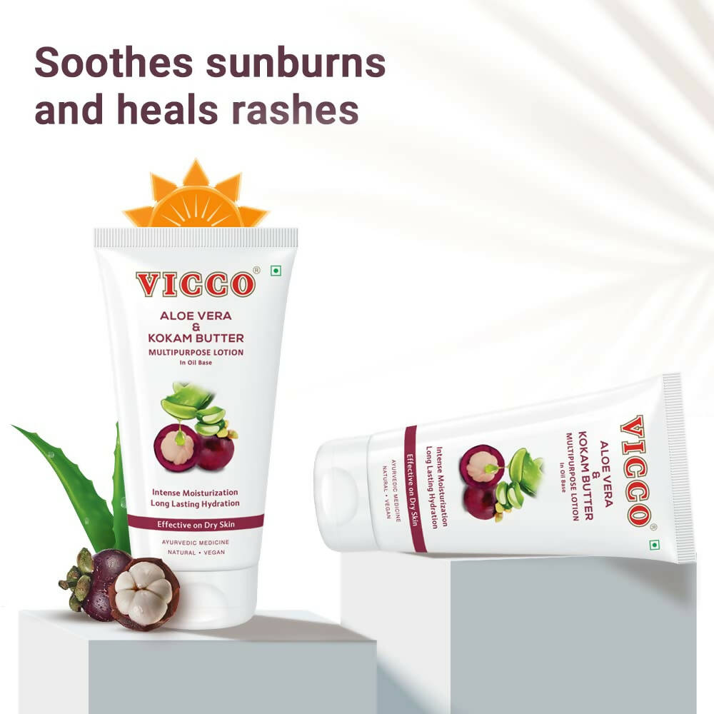 Vicco Aloe Vera & Kokam Butter Multipurpose Lotion | Grocsy