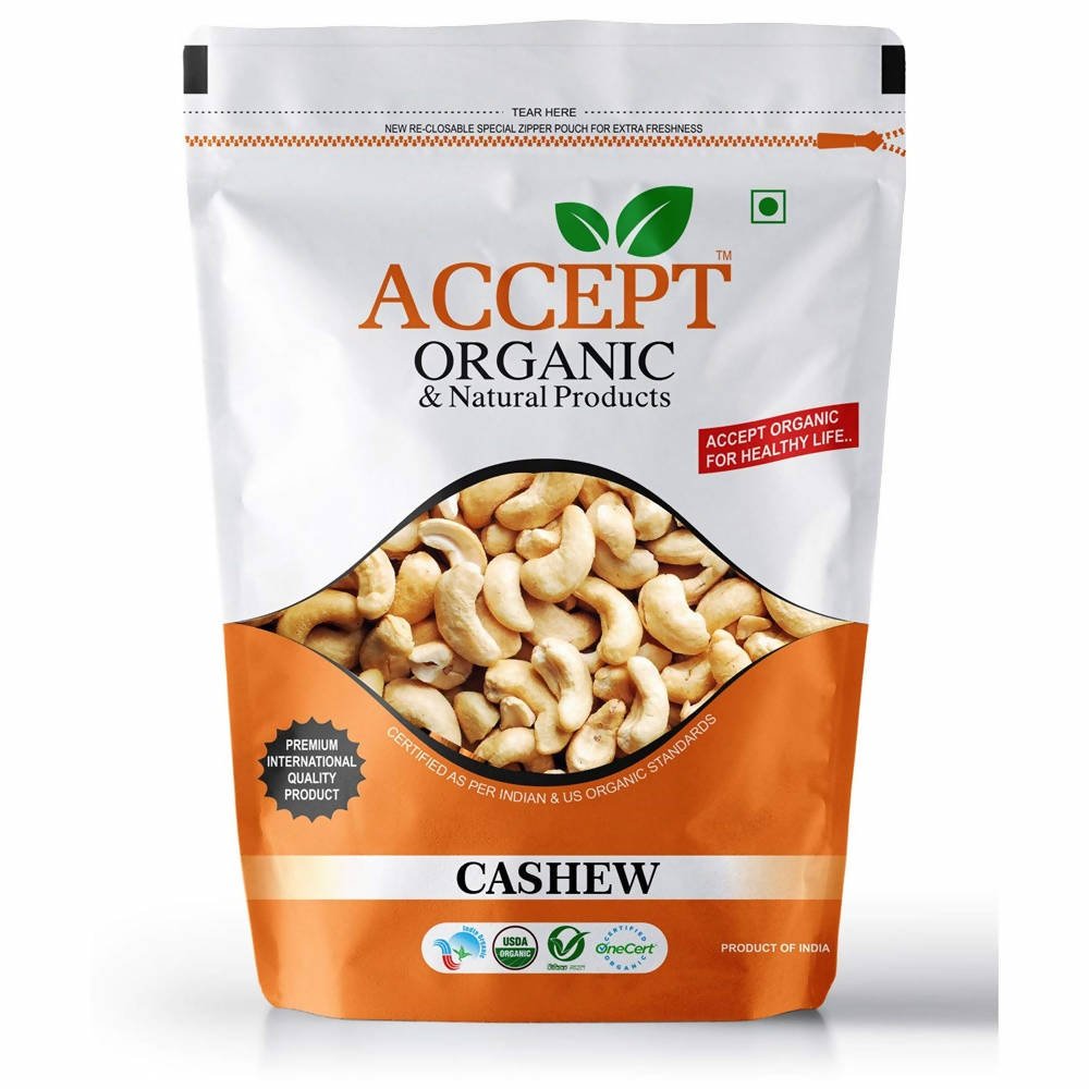 Accept Organic & Natural Products Cashew | Grocsy