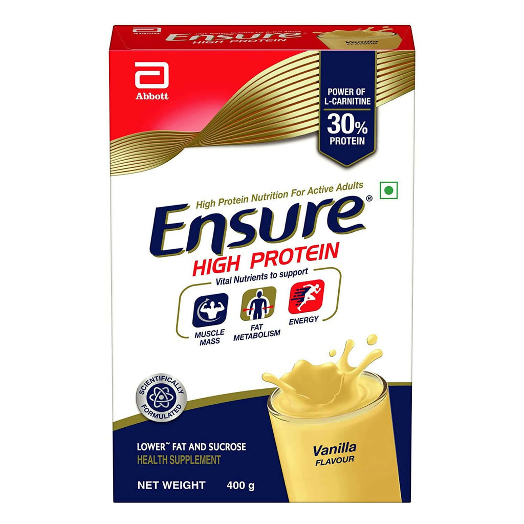 Ensure High Protein Drink for Physically Active Adults - Vanilla | Grocsy