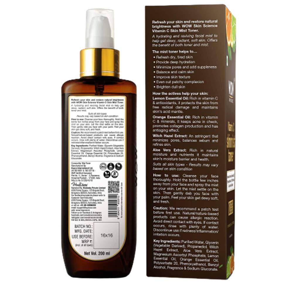 Wow Skin Science Vitamin C Skin Mist Toner | Grocsy